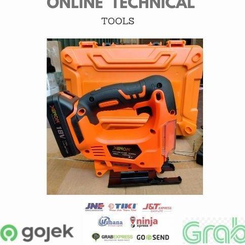 XENON MESIN JSAW GERGAJI KAYU CORDLESS BATERAI 18V CDJS1845