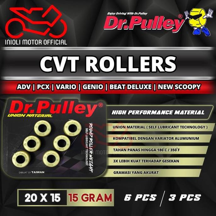 Roller Dr Pulley 15 Gram Adv Pcx Vario 125 150 160 Fi Esp Stylo 160 Genio Beat Deluxe Scoopy Prestig