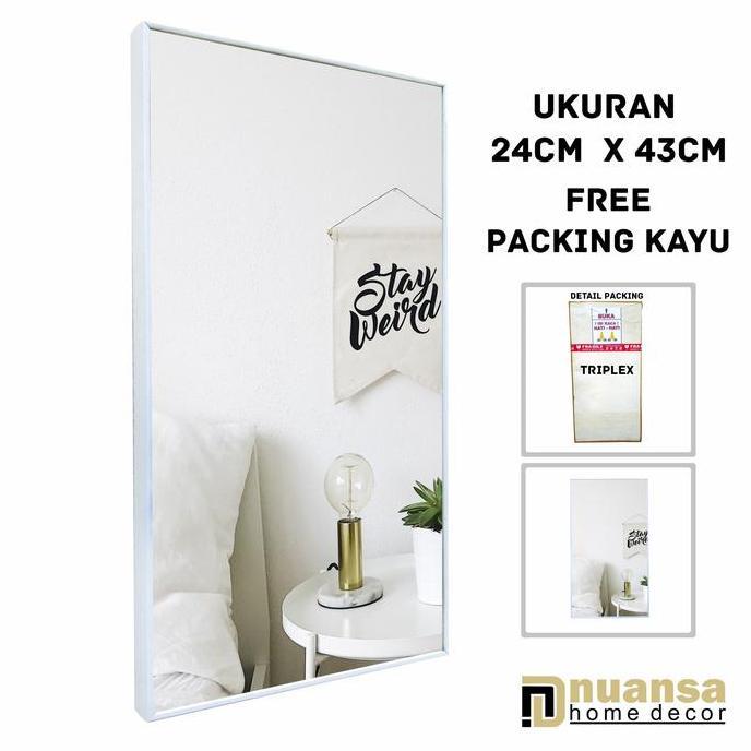 vrzukifazyah - cermin gantung - cermin dinding - kaca - cermin minimalis - kaca cermin - cermin fram