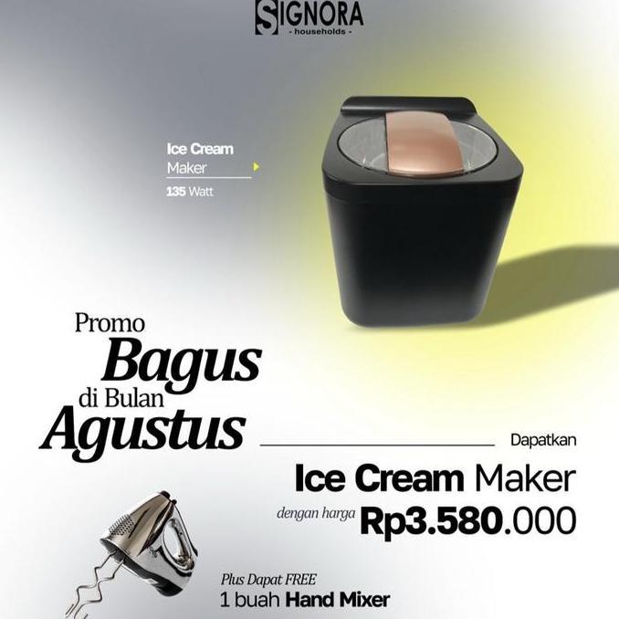 Ice Cream Maker Signora Mesin Ice Cream