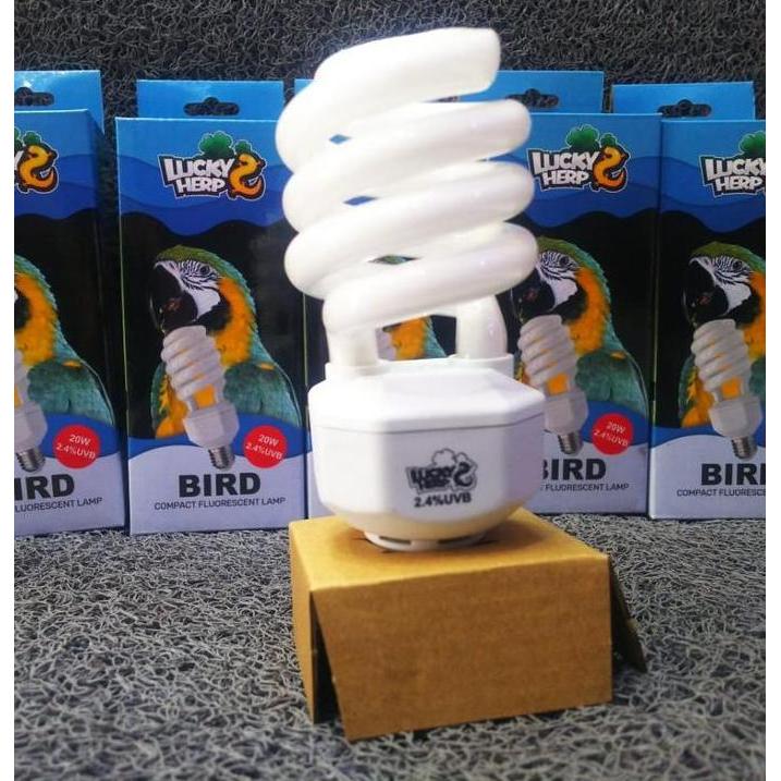 LUCKY HE BIRD LAMP 2.4% UVB 20W - LAMPU BURUNG