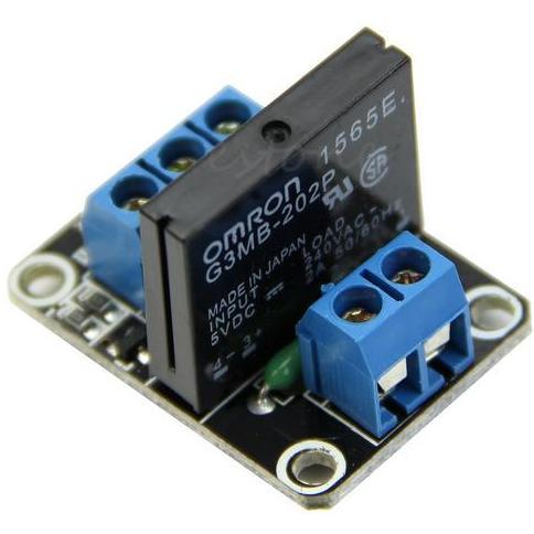 Modul SSR Omron 5v 1 Channel DC Solid State Relay Load 240vAC 2A G3MB original