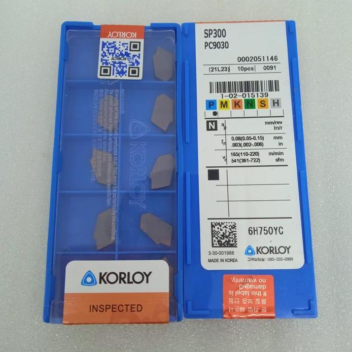 insert groving 3mm / Insert Potong 3mm .insert potong SP300 3mm murah