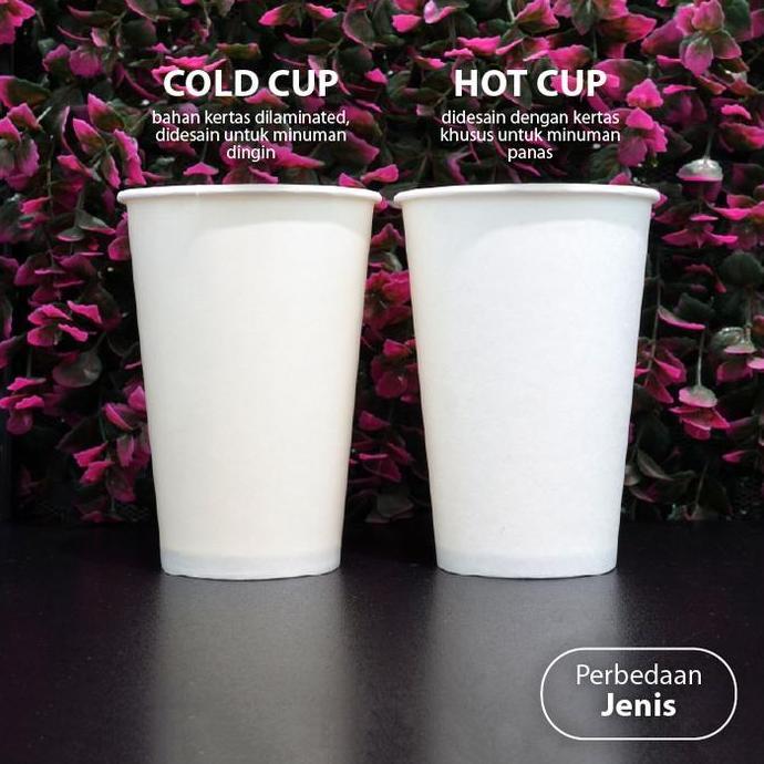 Memento- Pak Isi 50 Pcs - Paper Cup 12 Oz Hot - Paper Cup 12Oz - Gelas Kertas