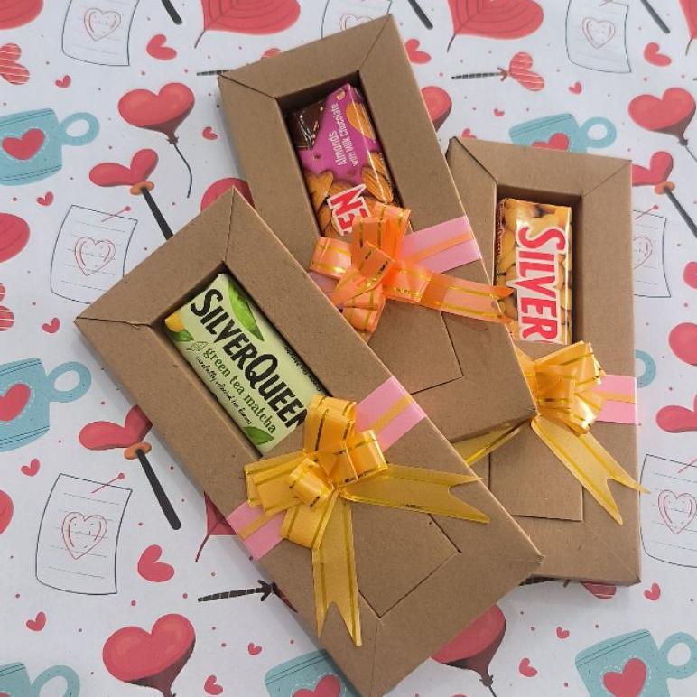 Hampers Coklat Box / Coklat Valentine / Coklat Silverqueen / Cadburry / Delfy / Coklat Mini Box Harg
