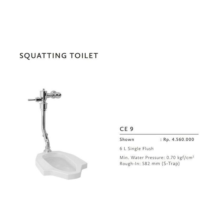 Diskon Closet Jongkok Toto Ce9 / Kloset Jongkok Toto Ce9/ Closet Toto