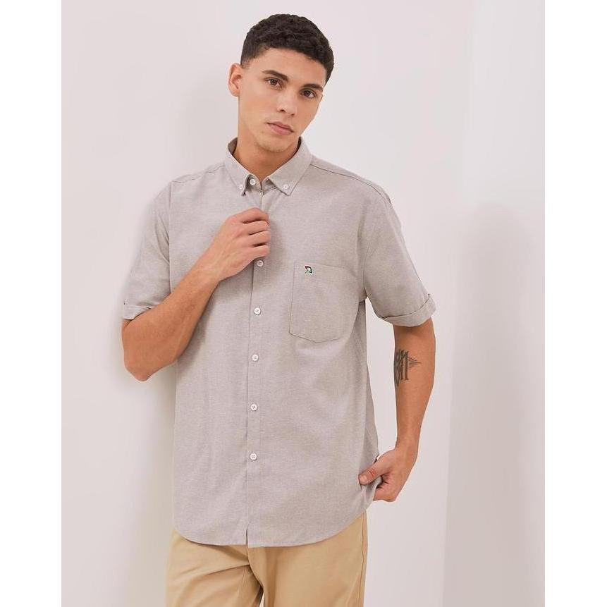 ARNOLD PALMER KEMEJA LENGAN PENDEK ABU-ABU PRIA - P-CHGE11-L5 Best Quality