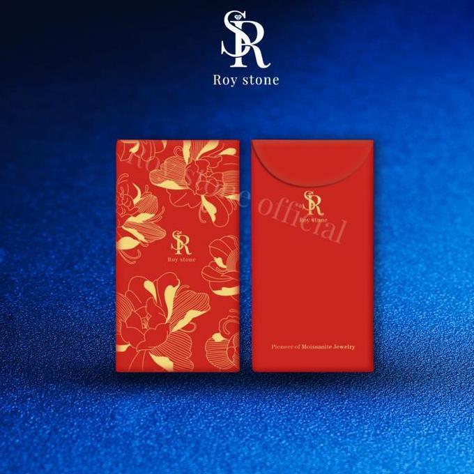 Sandto- Roystone - Amplop Angpao  Warna Merah Exclusive