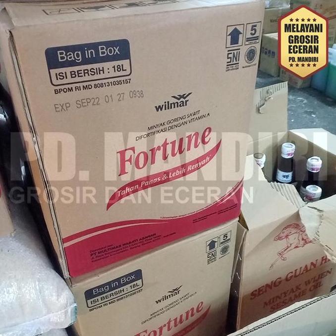 FORTUNE MINYAK GORENG BIB 18 L