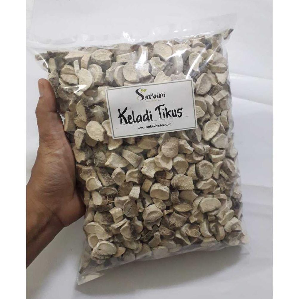 Keladi Tikus Kering 500 Gram / 1000 Gram (1Kg) / Simplisia Kering Keladi Tikus Garansi Terjamin 100%