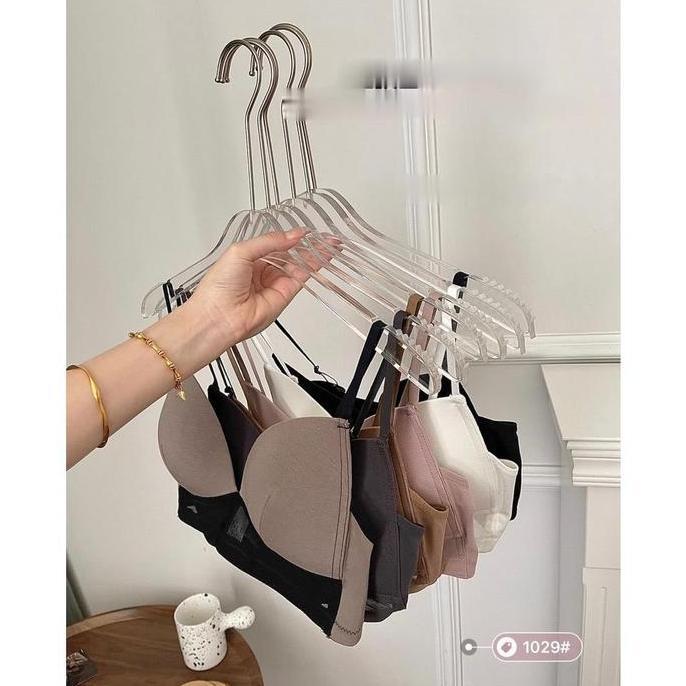 DF246 >> Push Up Bra Wanita 1029 Bra Busa Tipis Tanpa Kawat Tanpa Pengait Tali BH Anti Melorot Memak