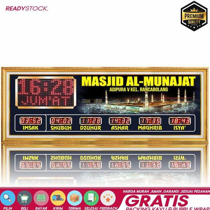 jam digital masjid waktu adzan