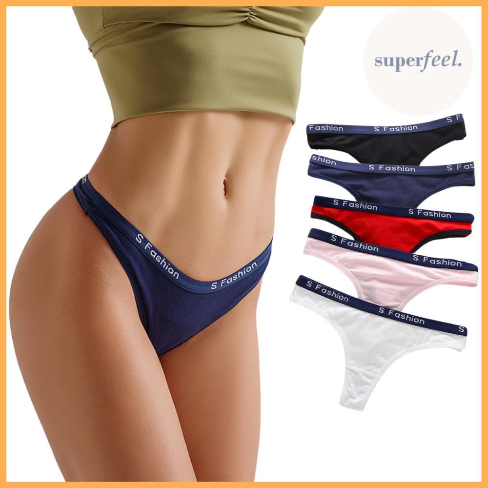big promo sfl celana dalam seksi thong cd wanita g string katun cotton anti bau gatal kolor cangcut 