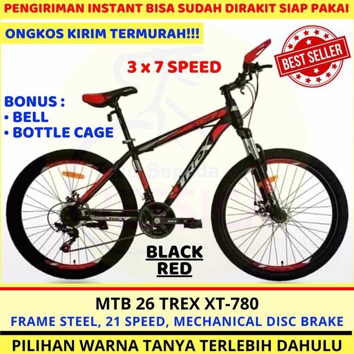 Terlaris Sepeda Gunung Mtb 26 Trex Xt-787 21 Speed Murah