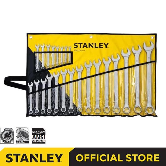 Stanley Combination Wrench Set / Kunci Ring Pas Set 6-32mm 23Pcs STMT33650-8