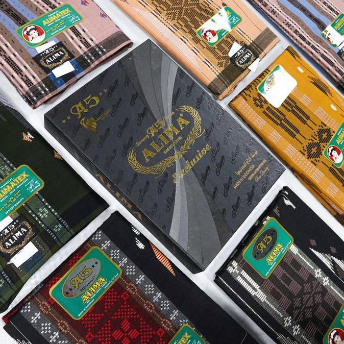 Termurah / Hot Sale Sarung Alima 420 Sutra Motif Sge Songket Gunung Exclusive