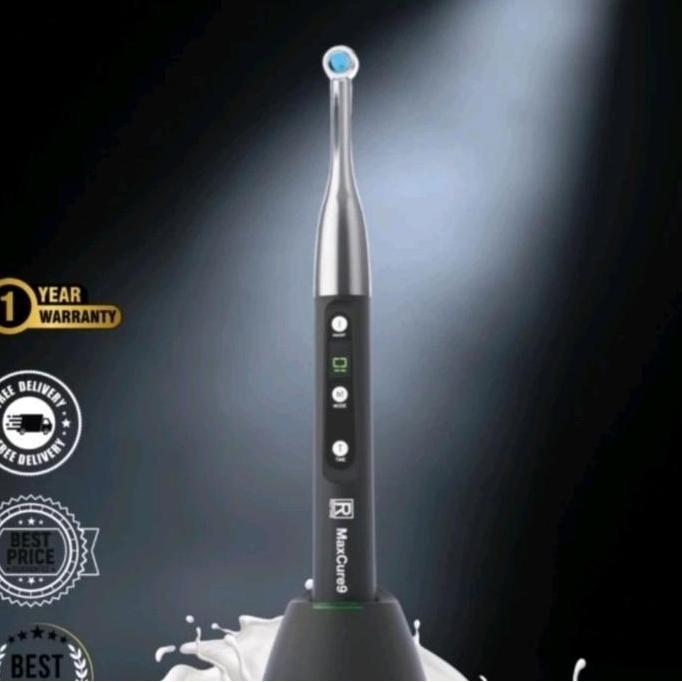 Curing Light I LED DBA Woodpecker Light cure 1 detik / Light Cure Max Cure 9 Refine Mulut