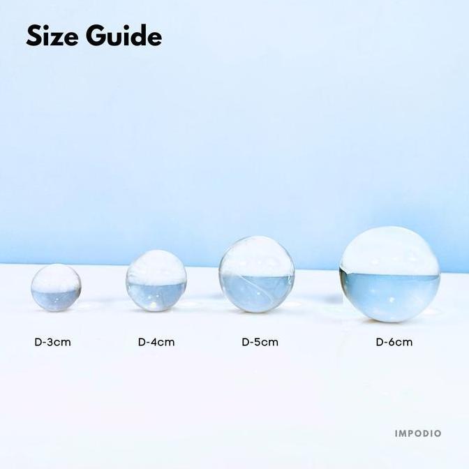 Xxct- Bola Kristal Fotografi - Crystal Ball Jumbo Artificial Props Foto Impodio