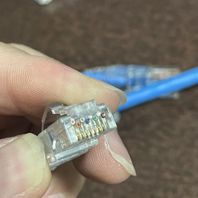 bavirohenam - konektor rj45 kabel utp cat 6 1 giga anti gagal / konektor rj45 cat 6a 23 awg anti gag