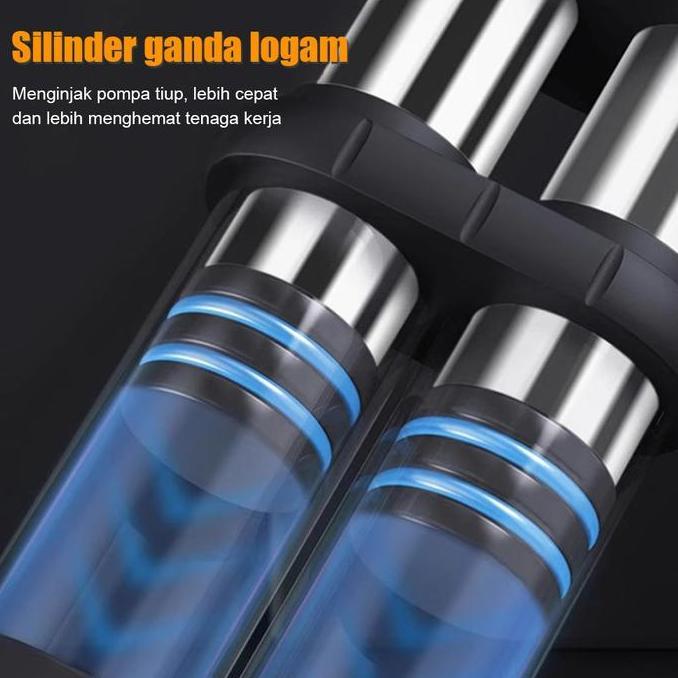 Autopic- (Cod) Pompa Angin Kaki/Pompa Kaki/Pompa Ban Mini Foot Pump Portable High Pressure Pompa Ang