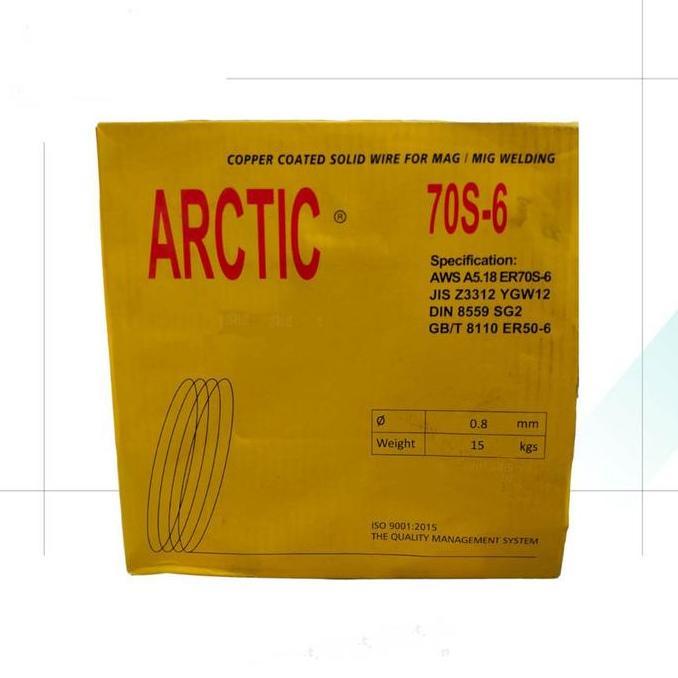 Procing- Kawat Las Co 0.8/Mig Wire Er70S-6 / Er70S - 6 / Er 70 S,Artic 0.8Mm