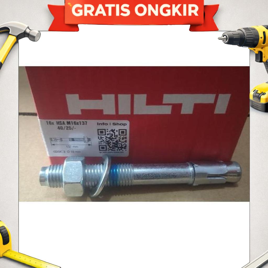 Dynabolt Anchor Hilti Hsa M16 X 137