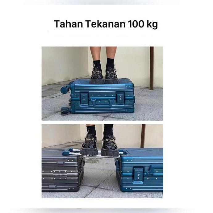 Wscx- Roaming Koper A055 Kabin Size 20 Inch Sd Bagasi Size 28 Inch Alumunium Frame Tsa Lock 4 Roda 3