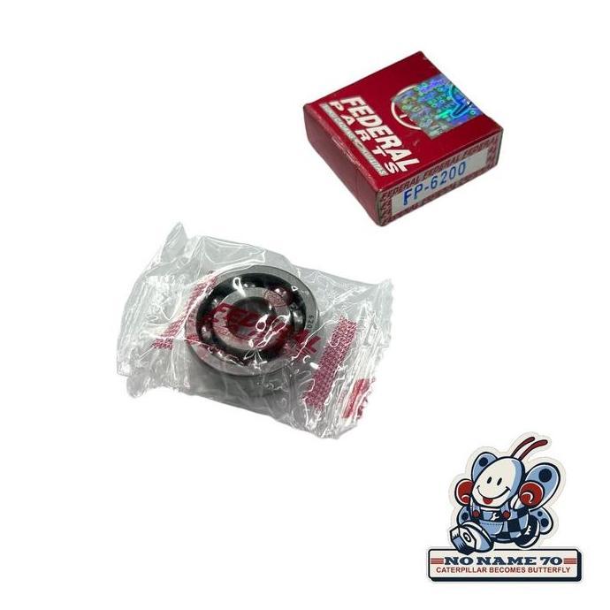 Bearing Laher 6200 Roda Depan Suzuki Rc80 Rc100 Bravo Crystal Federal