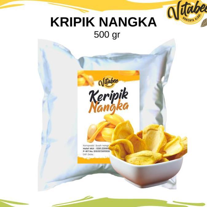 VITABEE JUMBO Keripik Buah 500 gram Nangka Apel Pisang Nanas Mangga Rambutan Kiloan Kualitas Super E