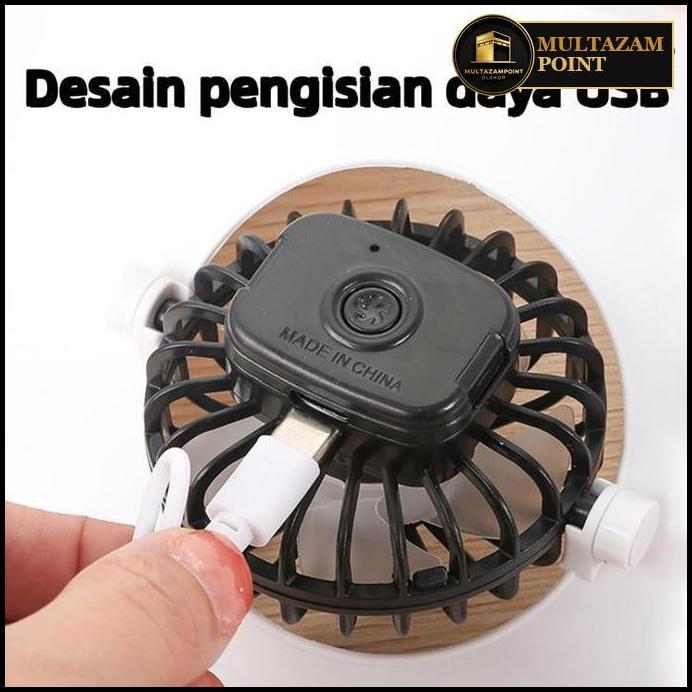Topi Kipas Angin USB Portable Mini Fan Hat Topi Anti Panas Topi Pantai Fashion Traveling Perlengkapa