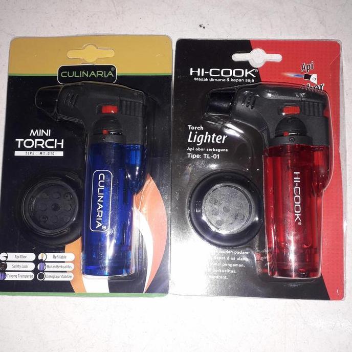 Onair- Korek Gas Torch Lighter Hicook + Gas Korek