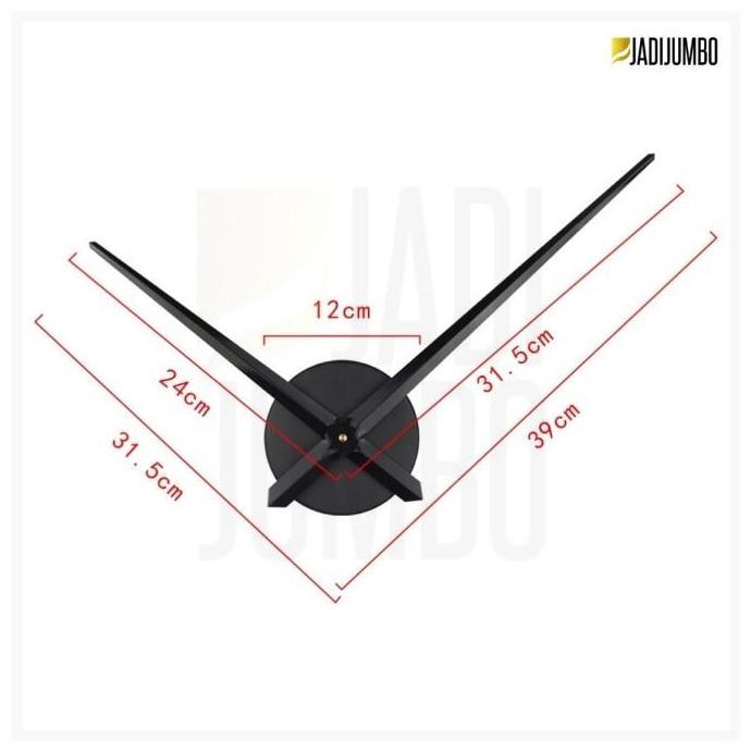 Paket Jam Dinding JUMBO | DIY Clock | Giant Wall Clock