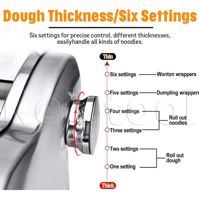 Mesin Mie Listrik Pasta Pastel Listrik Noodle Maker Kue Bawang Mesin Stainless Steel Machine Pangsit