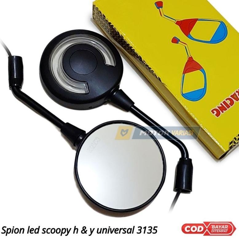 TERBARU SPION SEIN LED HONDA SCOOPY LAMPU SPION BULAT STANDAR MOTOR SCOOPY LAMPU LED UNIVERSAL FINO 