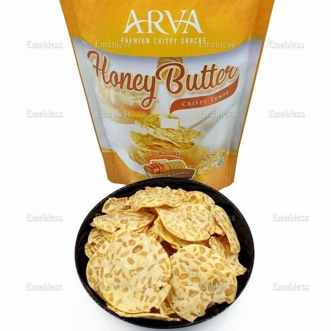 Arva Keripik Tempe Crispy Rasa Kripik Truffle Mala Honey Butter