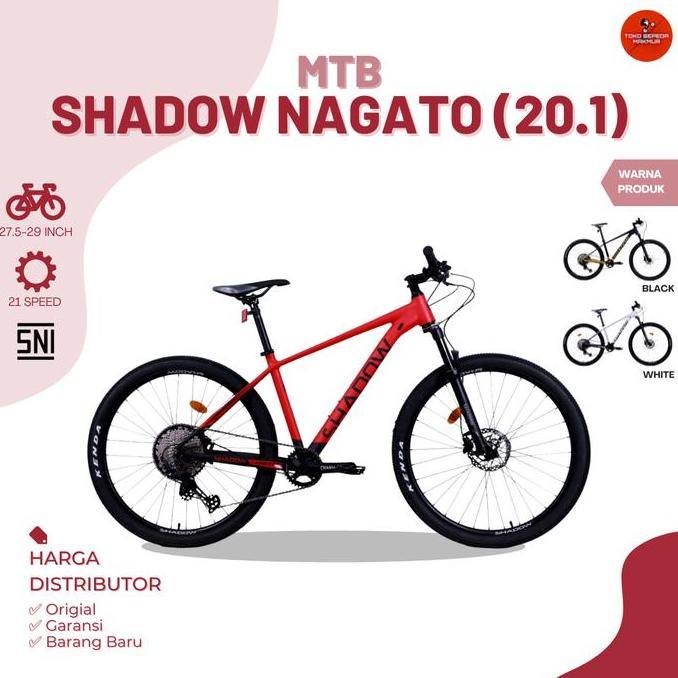 Terlaris Mtb Shadow Nagato 27,5 ( 12 Speed )