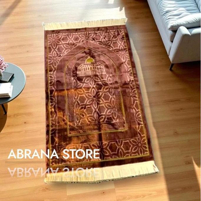 Miliki Sajadah Yakar Clasik Super Ultra Spigel Premium Ukuran 70X110 Cm Nyaman Muslim Turki Haji Umr