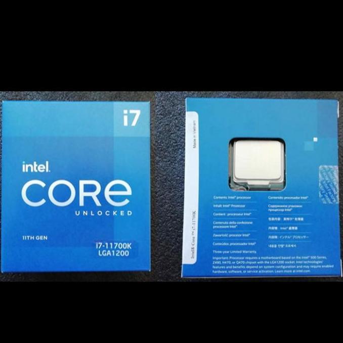Processor Intel Core i7 11700K 3.6Ghz Socket 1200
