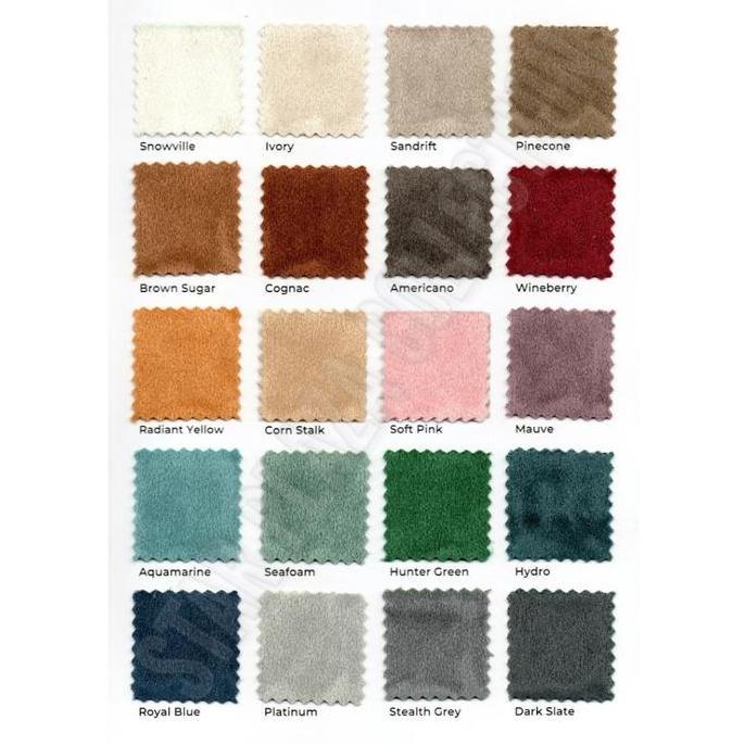 Lukas.pablo - Kain Bludru / Beludru / Velvet Mengkilap Tebal Ekslusif Anti Air Waterproof - Silvano 