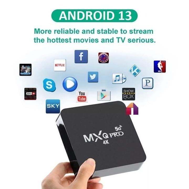 Hot Deals Mxq Pro 4K 5G 16G+256G Smart Box Android 11 Set Up Box Tv Digital Stb Android Tv Box Tv Ta
