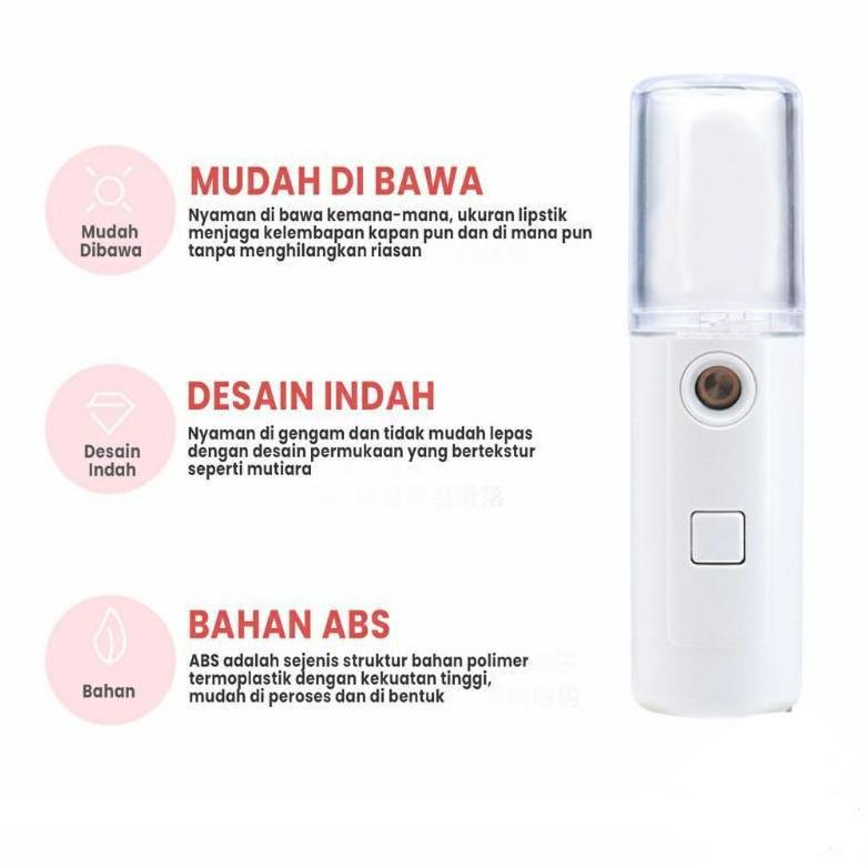 BIG SALE NANO SPRAY MURAH NANO SPRAY WAJAH MINI MURAH NANO SPRAY PORTABLE ORI GRATIS ONGKIR