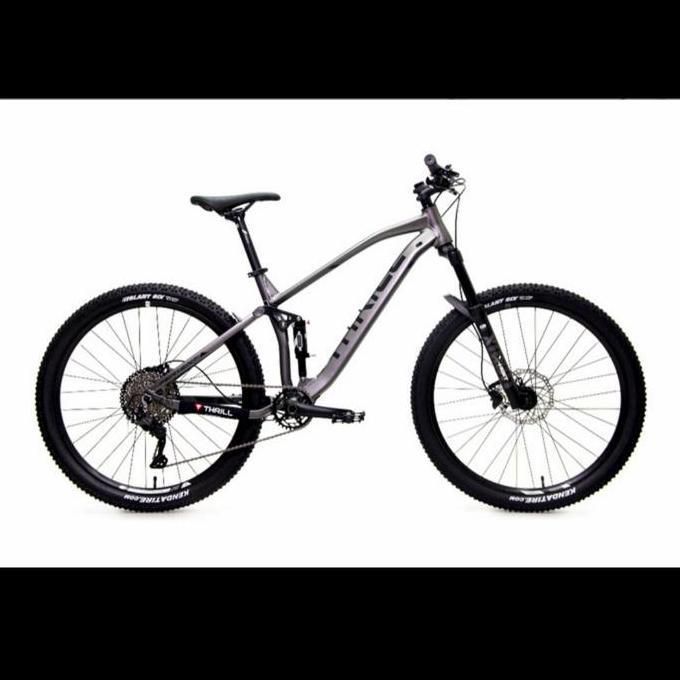 Terlaris Khusus Gojek/Grab)Sepeda Gunung Mtb Thrill Fervent 1.0 Alloy 27'5Inch