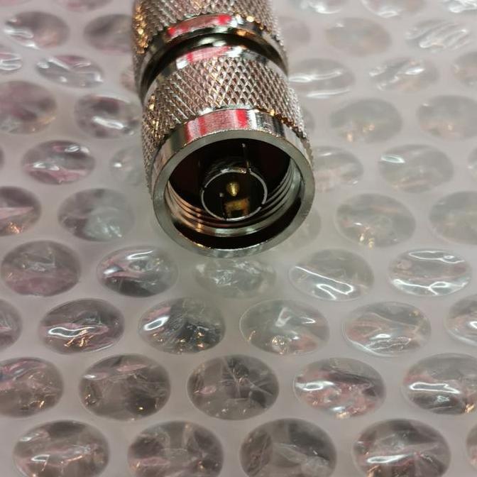 DV196 - Konektor Adapter N male ke N male kepala tebal Amp