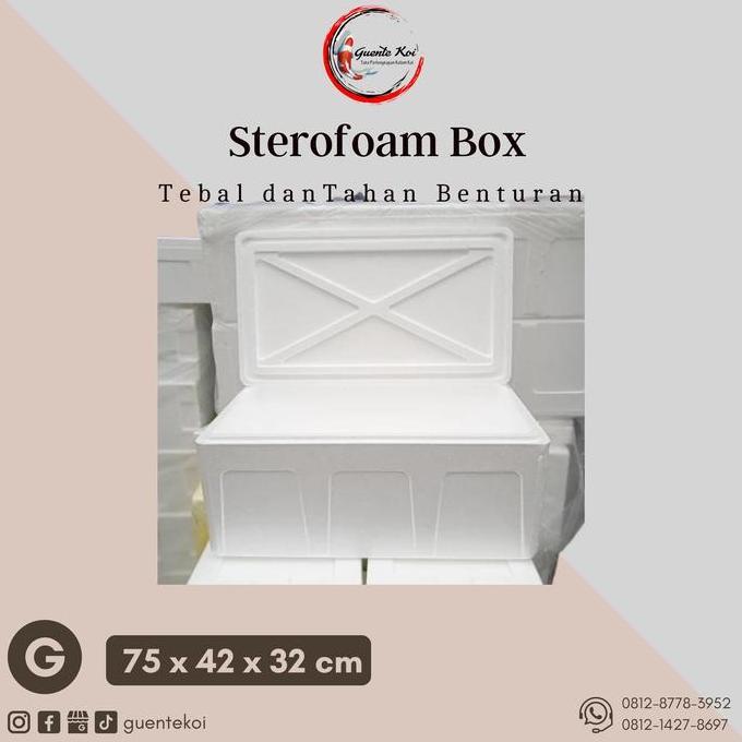 Sterofoam Box / Box Styrofoam / Styrofoam Gabus / Sterofoam Ikan Koi