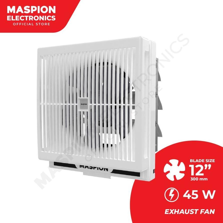 big sale wall exhaust fan maspion hexos dinding tembok mv 8", 10," 12" inch exos kipas kamar mandi