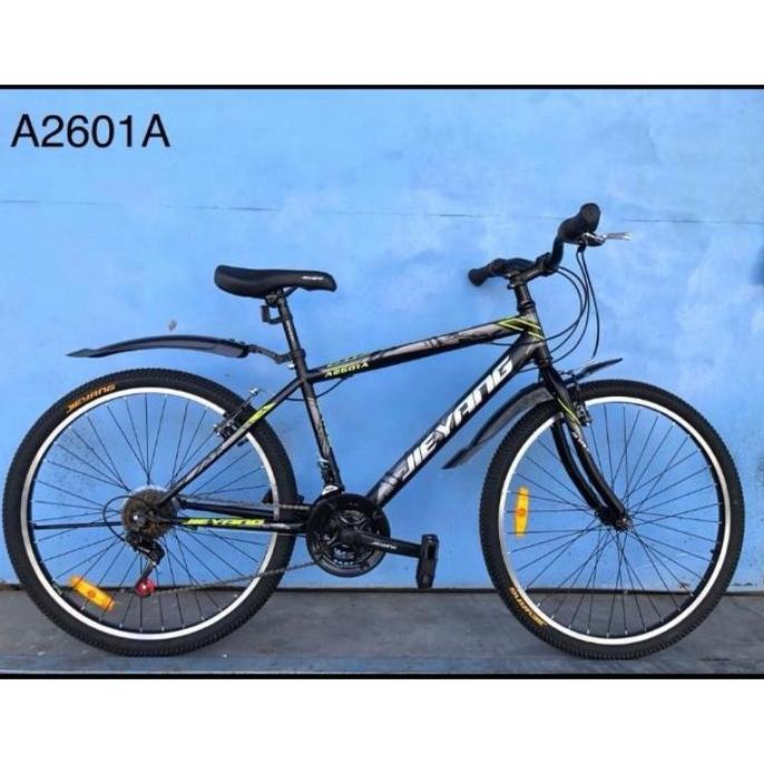 Terlaris Sepeda Mtb Ukuran 26 Jieyang 2601 A Kabel Dalam Murah Ada Slebor / Sepeda Gunung Ukuran 26 
