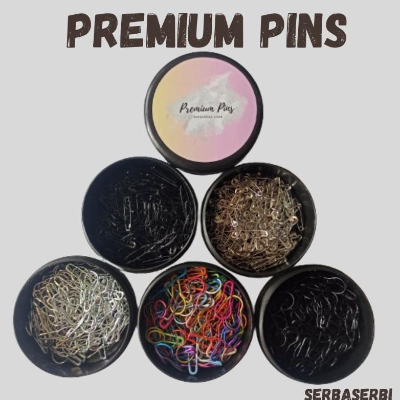 Premium Pins / Jarum Pentul Premium Stainless/ Peniti Hijab /Peniti bohlam set /Peniti kecil hijab B