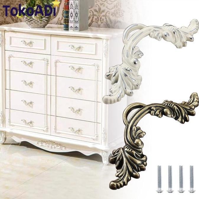 COLOWY Tarikan Laci Lemari Vintage Klasik Tarikan Antik Gagang Pintu Lemari Laci Vintage Anti