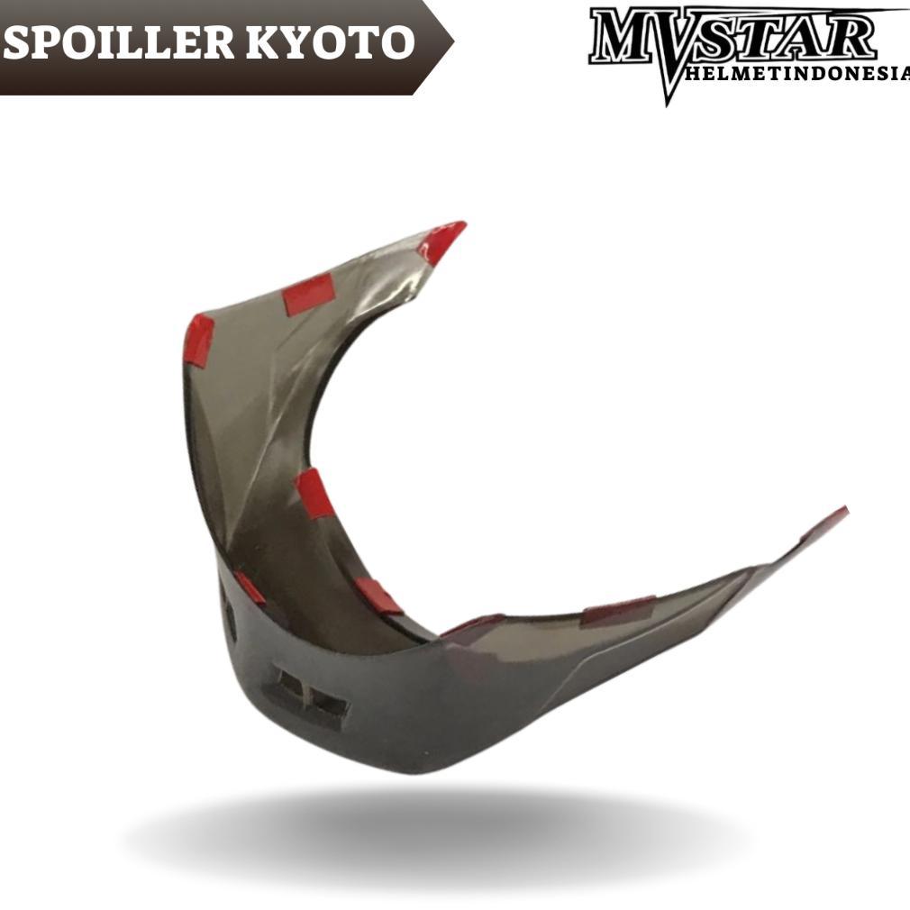 PROMO Spoiler Helm / Spoiler Helm Kyoto / Spoiler RSV Lengkap Dengan Baut / Spoiler Lem 3M Untuk Sem