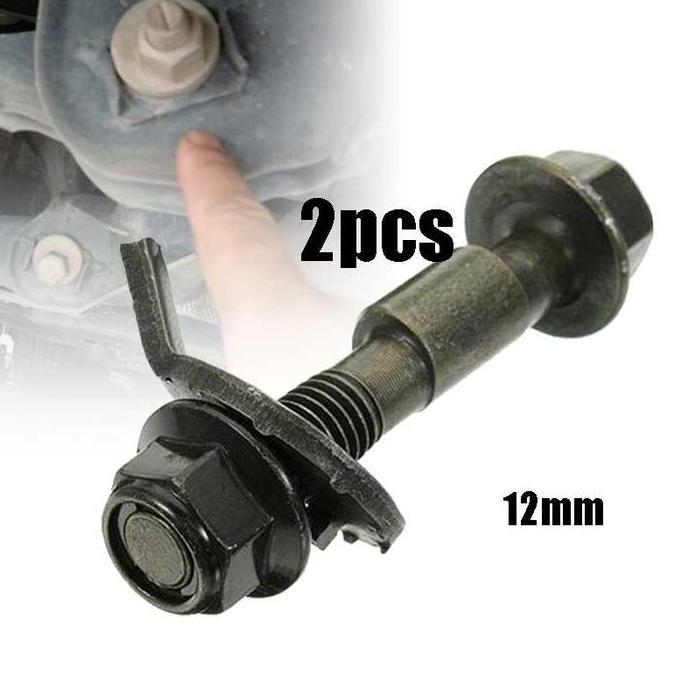VINTOP [1 Set 2 Pcs] Batang Baut Chamber /Baut Spooring Whee/Nut Baut Chamber Spooring /Ukuran 12mm 